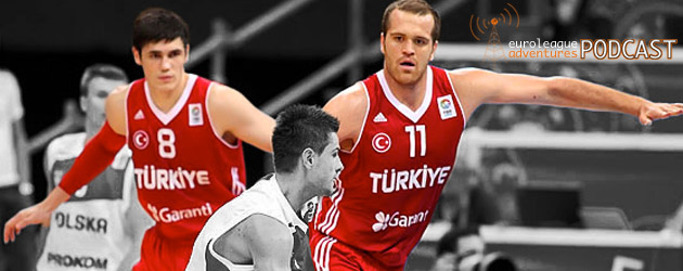 Ersan Ilyasova, Oguz Savas for Turkey in EuroBasket