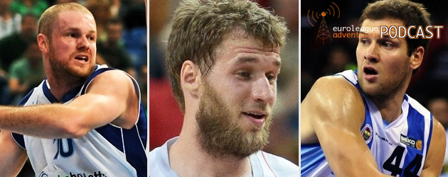 Maarty Leunen, Anton Gavel, Bojan Bogdanovic. Euroleague Basketball.