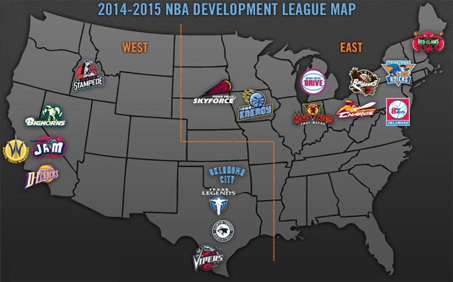 D-League Map